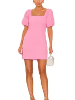 Sndys X Revolve Tuscany Linen Dress In Pink