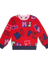 Marc Jacobs Kids' Logo Sweatshirt In Red