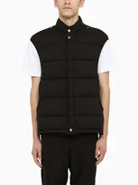 Stone Island Shadow Project Black Quilted Down Vest