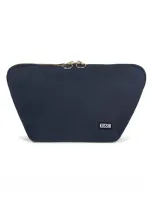 Kusshi Vacationer Makeup Bag In Classic Navy/ Pink