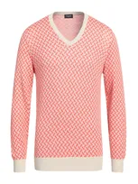 Drumohr Sweaters In Coral