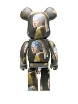 Medicom Toy X 1000% Johannes Vermeer Girl Be@rbrick In Schwarz