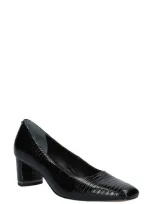 J. Reneé Olivienne Snakeskin Embossed Pump In Black