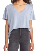 Marine Layer Boyfriend V-neck T-shirt In Coronet Blue