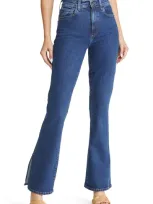 Le Jean Stella High-rise Stretch Flared Jeans In Hawk