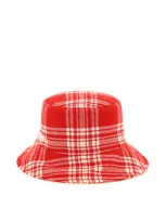 Miu Miu Check Shetland Bucket Hat