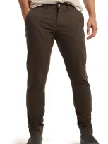 Rowan Raleigh Stretch Cotton Chino Pants In Olive