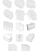 Honest Baby 50-piece Oh Baby Organic Cotton Gift Set In Pure White