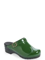 Sanita Estelle Polka Dot Clog In Green