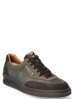 Mephisto Match Walking Shoe In Dark Brown Multi