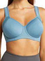 Wacoal Lindsay Sport Underwire T-shirt Bra In Bluestone