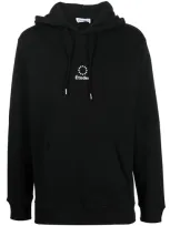 Etudes Studio Organic Cotton Logo Hoodie In Black