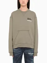 Dsquared2 Grey Cotton Crew-neck Sweatshirt