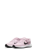 Nike Revolution 6 Flyease Little Kids' Easy On/off Shoes In Pink Foam,black