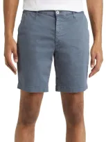 Ag Wanderer Poplin Chino Shorts In Sulfur Bohemian Blue