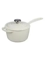 Le Creuset Signature 1.75-quart Enameled Cast Iron Saucepan In White