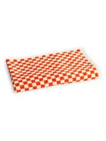 Baina Beppu Organic Cotton Bath Mat In Orange