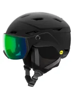 Smith Survey Snow Helmet With Mips In Matte Black / Chromapop Green