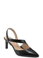 Easy Spirit Recruit Slingback Pointed Toe Pump In Black