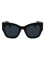 Victoria Beckham 51mm Butterfly Sunglasses In Black