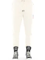 Cult Of Individuality Cotton French Terry Sweatpants In Winter White