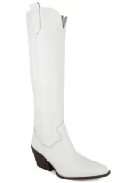 Zigi Valezka Knee High Boot In Bone Leather