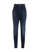 Dsquared2 Jeans High Waist Twiggy In Blue