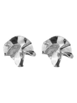 Sterling King Delphinium Stud Earrings In Sterling Silver