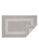 Matouk Adelphi Bath Rug In Sterling