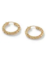 John Hardy Classic Chain Small Hoop Earrings In Gold