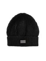 Dolce & Gabbana Branded Tag Knitted Beanie In Green