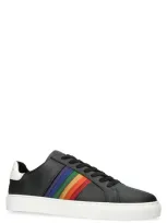 Kurt Geiger Lennon Embroidered Sneaker In Charcoal