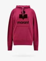 Isabel Marant Étoile Mansel Sweatshirt In Bordeaux Cotton In Pink