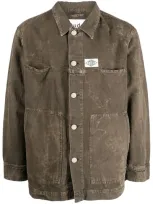 Etudes Studio Études Cotton Linen Blend Shirt In Brown