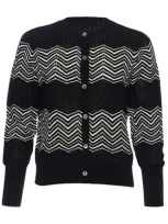 Eres Club Cardigan In Noir_ivoire