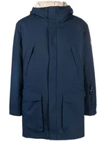 Rossignol Logo-patch Parka In Blue