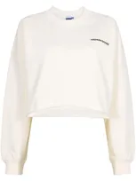 Stadium Goods X Bacardi Sneak Easy Cropped Sweatshirt In Neutrals