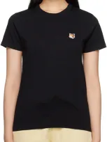 Maison Kitsuné Black Fox Head T-shirt In P199 Black