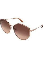 Ferragamo Salvatore  Eyewear Oval In Gold