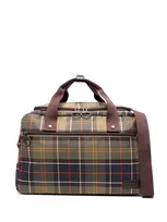 Barbour Torridon Tartan Check-pattern Tote Bag In Green