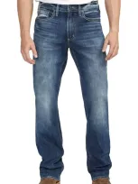 Silver Jeans Co. Gordie Relaxed Fit Straight Leg Jeans In Indigo