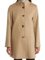 Fleurette Dawn Wool Coat In Vicuna