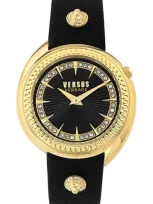 Versus Tortona Leather Strap Watch, 38mm In Multi