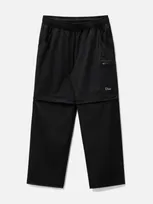 Dime Hiking Zip-off Pants In Black