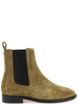 Isabel Marant Galna Suede Chelsea Boots In Multicolor