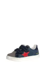 Naturino Kids' Pinn Sneaker In Navy-dark Grey