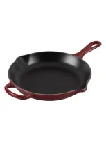 Le Creuset Signature Handle 10 1/4 Inch Enamel Cast Iron Skillet In Rhone