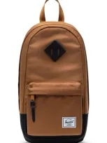 Herschel Supply Co Heritage Shoulder Bag In Rubber/ Black