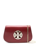 Tory Burch Reva Small Leather Shoulder Bag In Bricklane