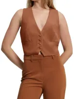 Bardot Callista Vest In Chestnut